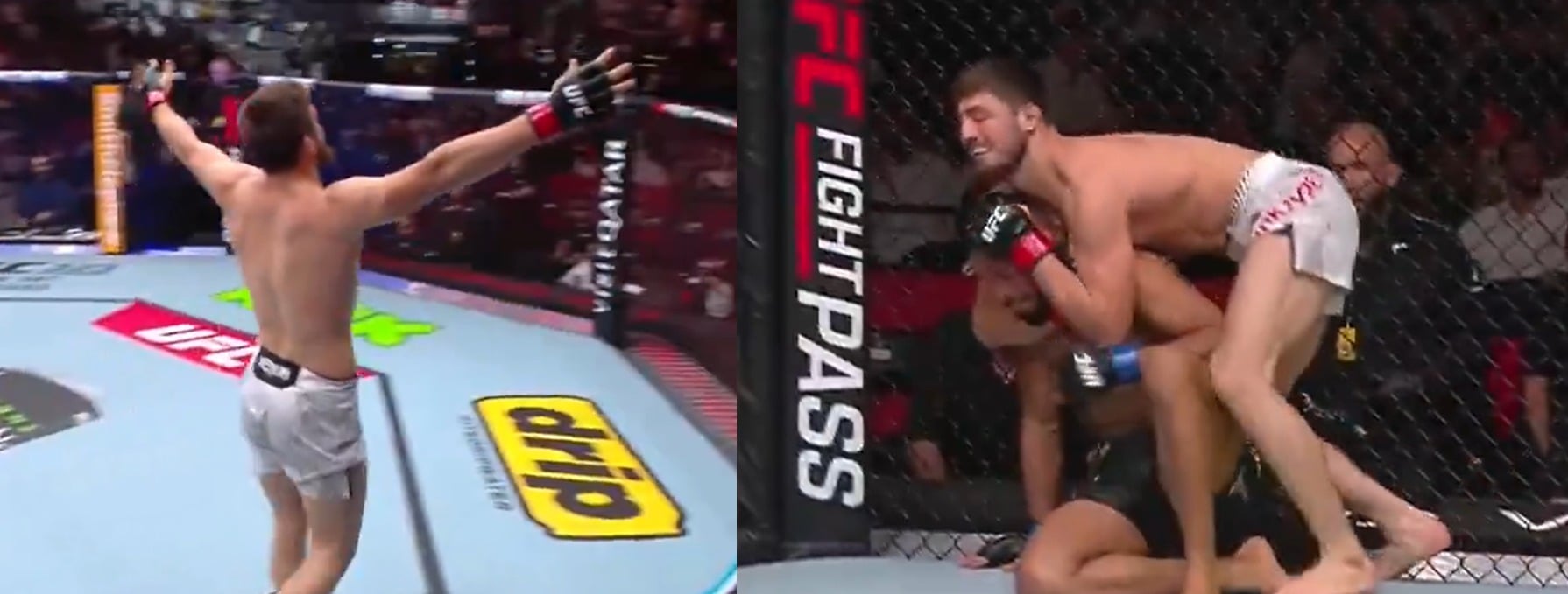VIDEO: Abdul-Rakhman Yakhyaev Runs Through Rafael Cerqueira With Lightning Fast Finish At UFC Qatar