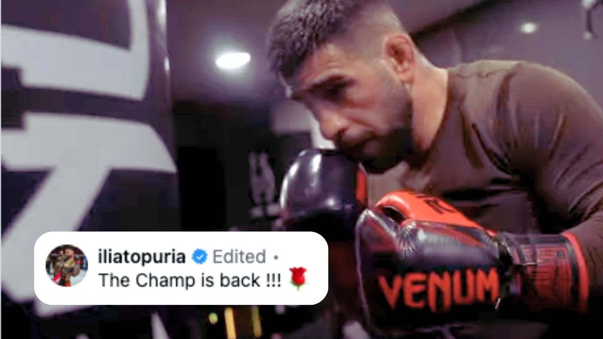 Ilia Topuria Returns, Teases Gaethje Title Bout