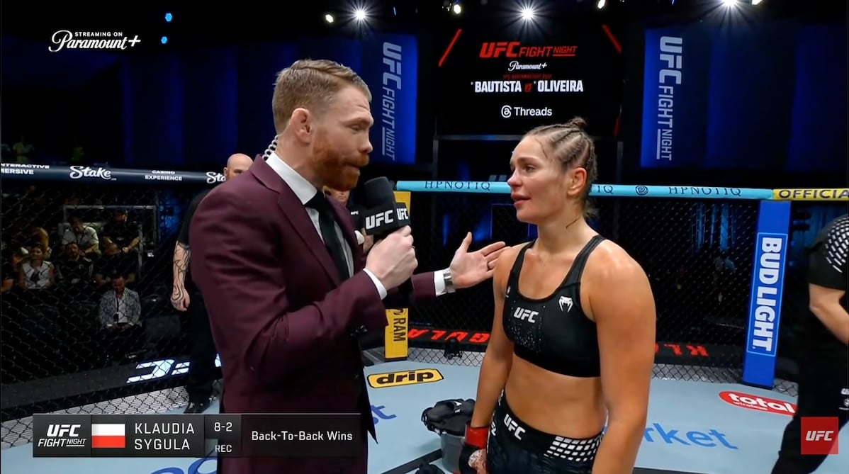 Klaudia Syguła Credits Coaching Team After UFC Vegas 113: “He Changed My Life”