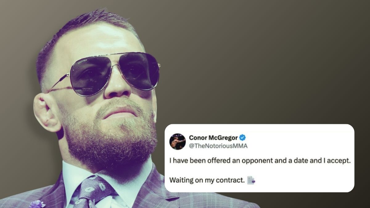 Conor McGregor UFC Return: Fight Accepted, Tweet Deleted