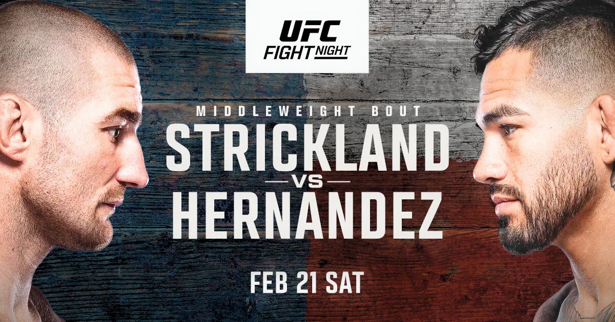 UFC Fight Night Houston Preview: Strickland vs. Hernandez Card