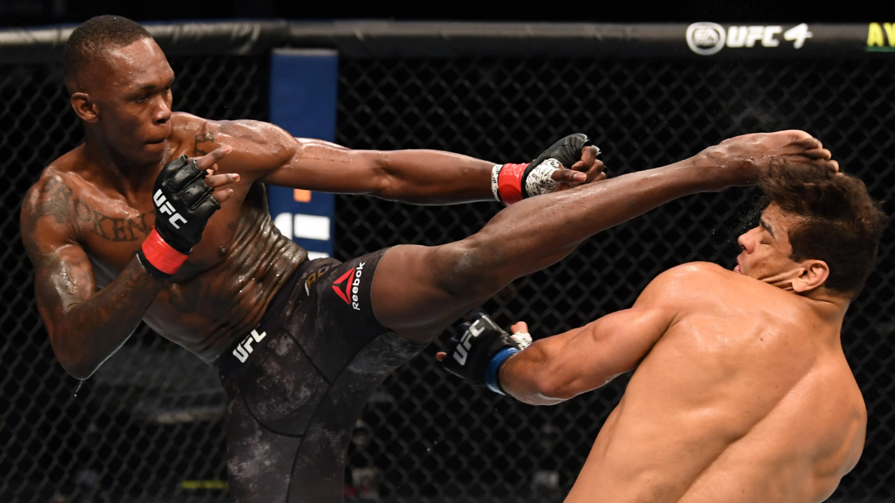 Israel Adesanya Says Coaches Have Ruined His Question Mark Kick