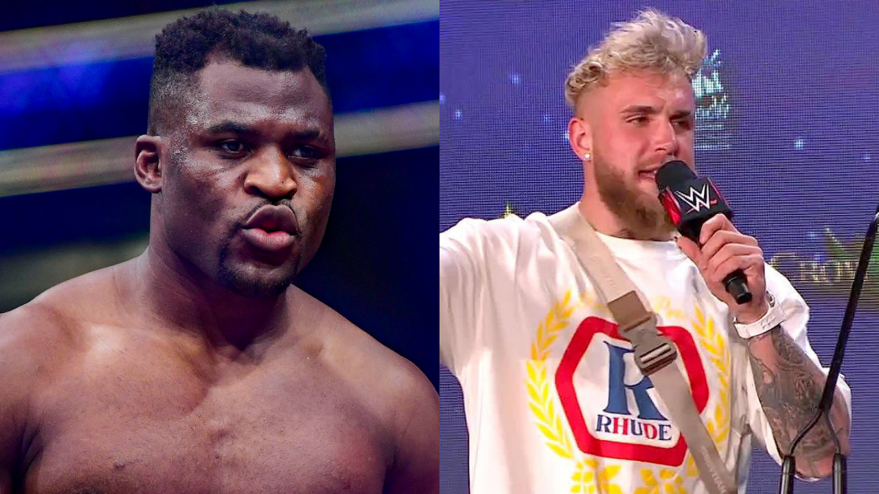 Francis Ngannou Admits He Wanted to Slap Jake Paul When They Met Backstage at LA Press Conference