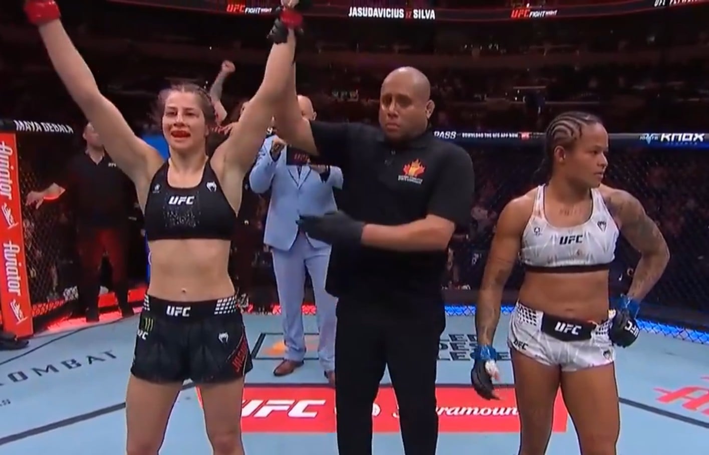 Jasmine Jasudavicius Scores Decision Win At UFC Winnipeg