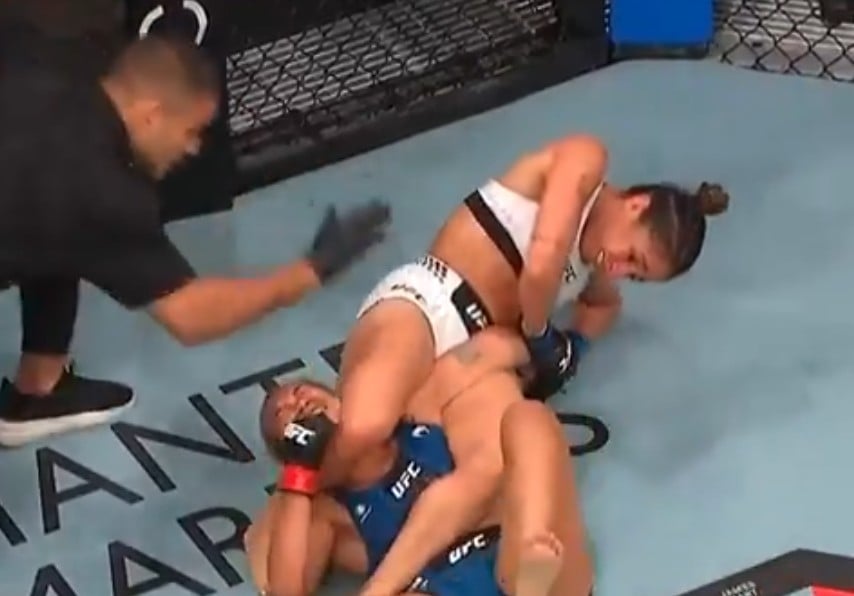Jaqueline Amorim Locks Looma Lookboonmee In Nasty Armbar