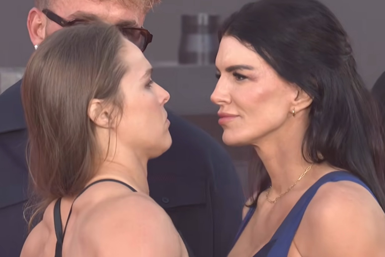 Ronda Rousey And Gina Carano Get Face-To-Face At Weigh-Ins