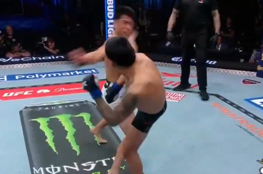Christian Rodriguez Lands Head Kick, Chokes Out Hyder Amil