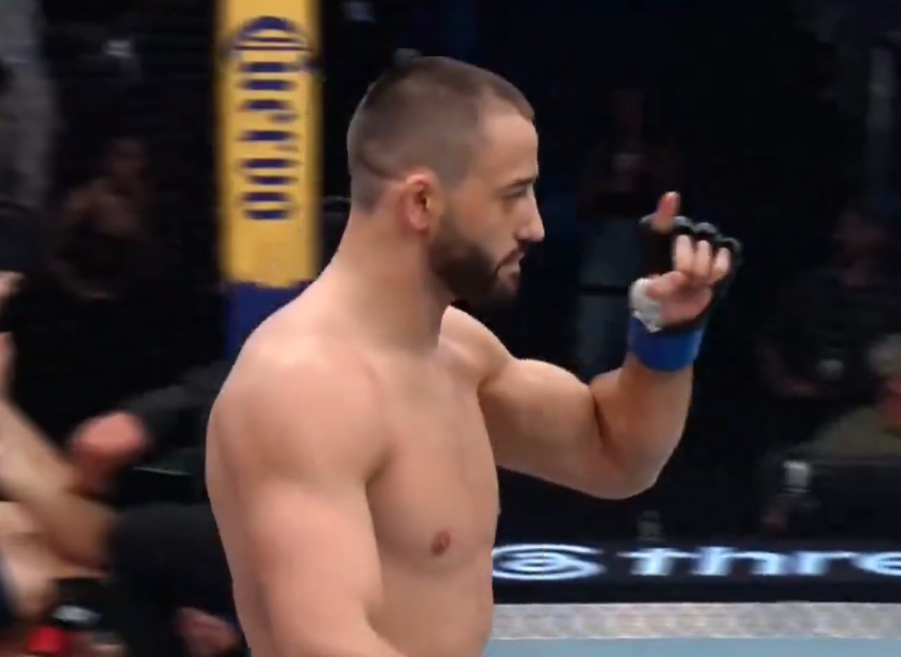 Levan Chokheli Needs Only Seconds To Win UFC Debut