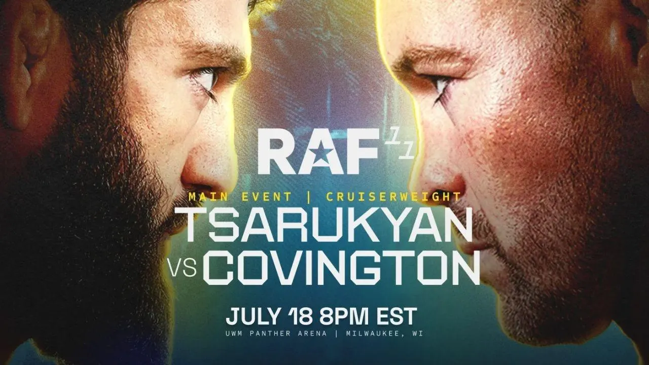 RAF 11 Results: Tsarukyan vs. Covington