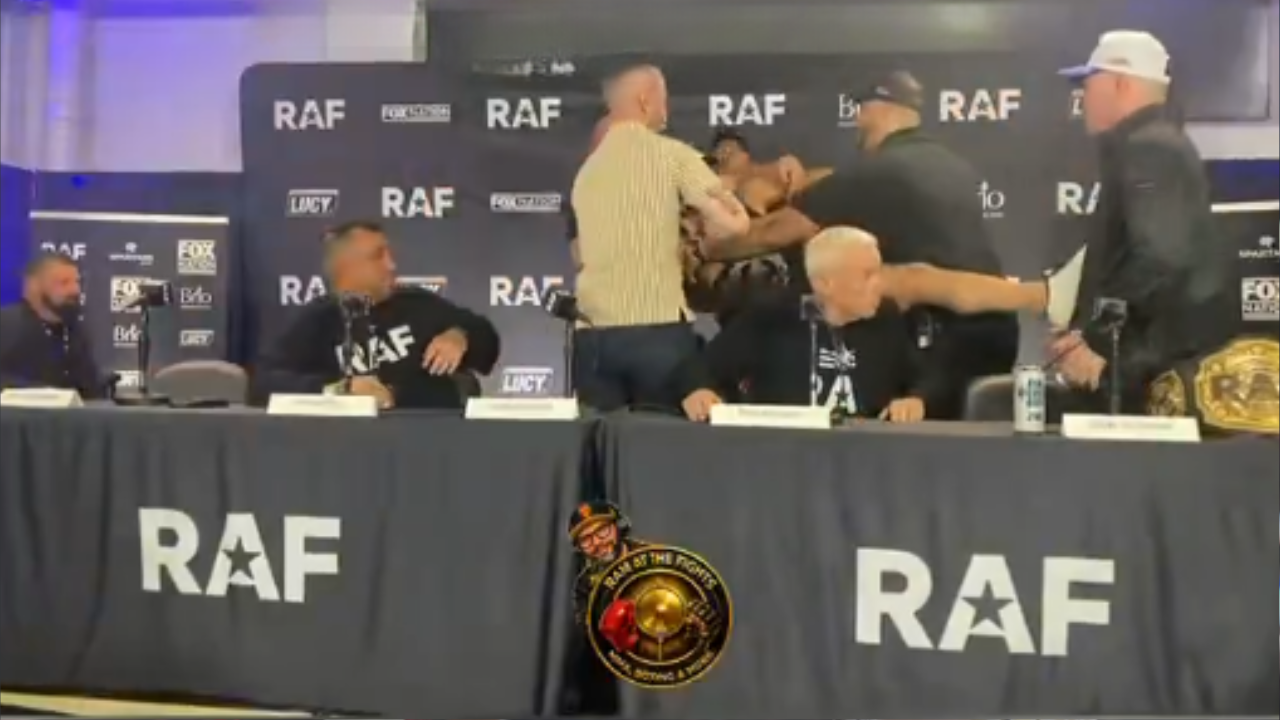 Belal Muhammad And Colby Covington Brawl At RAF 11