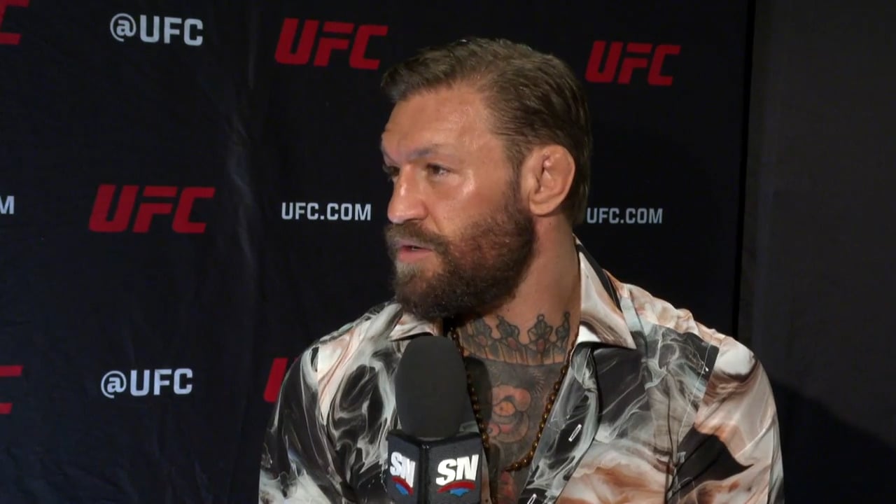 Conor McGregor speaking in an interview