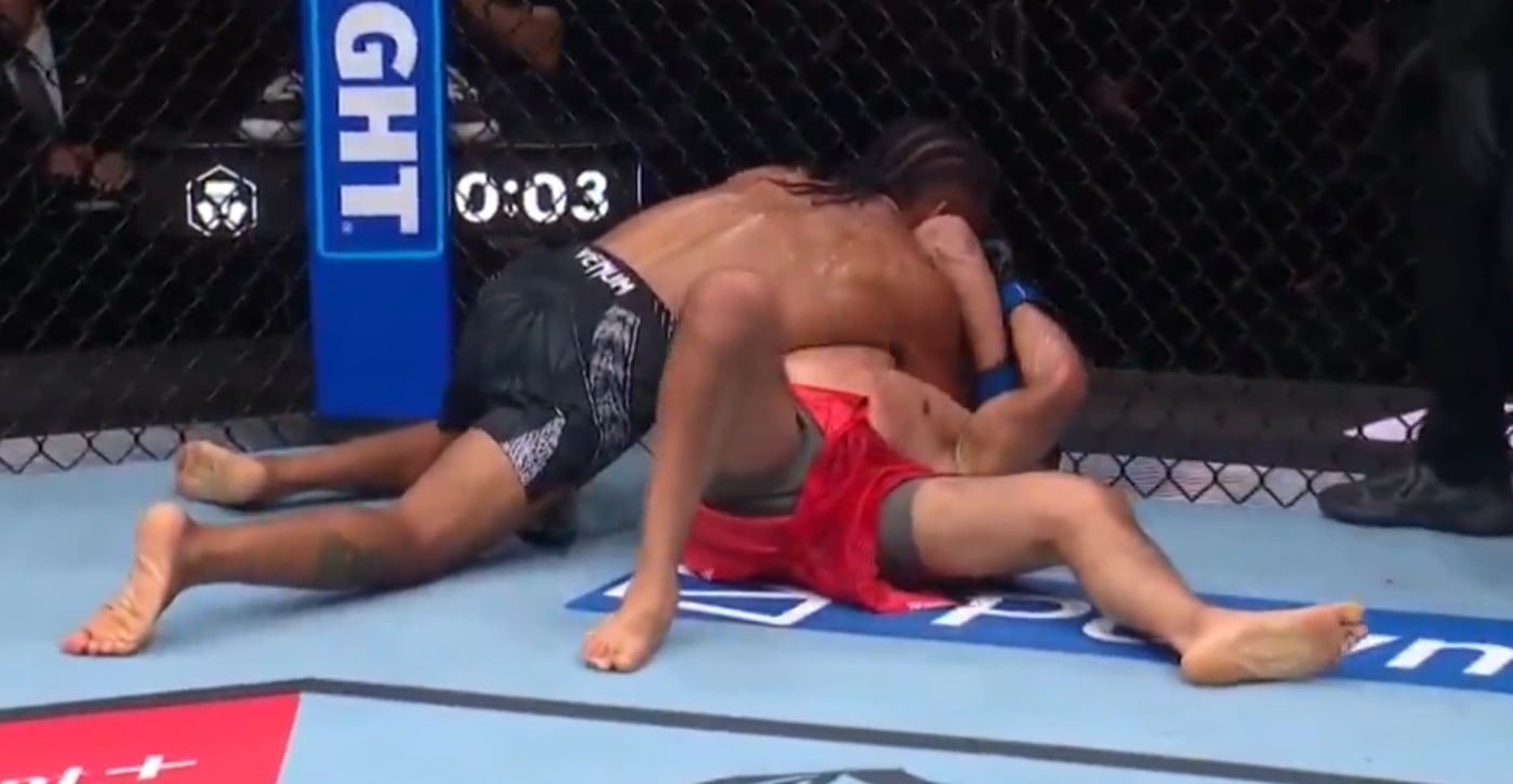 Chris Padilla Chokes Nasrat Haqparast Out Cold At Buzzer