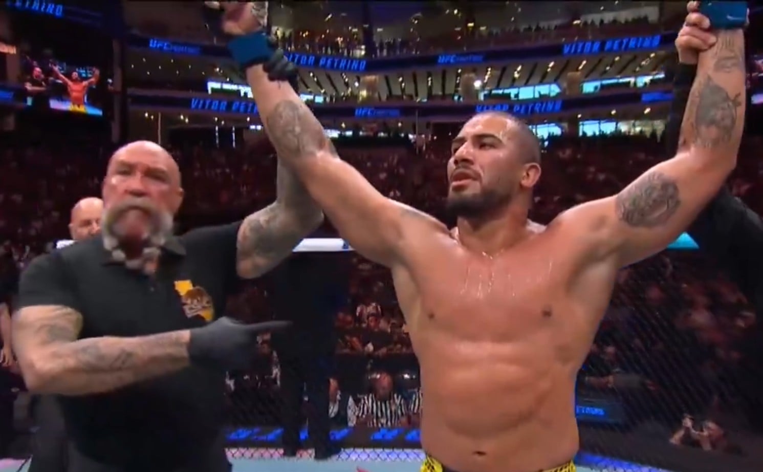 Vitor Petrino Outworks Serghei Spivac for Statement Win