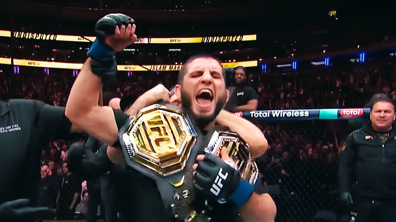 Watch Islam Makhachev Dominate Della Maddalena Before UFC 330