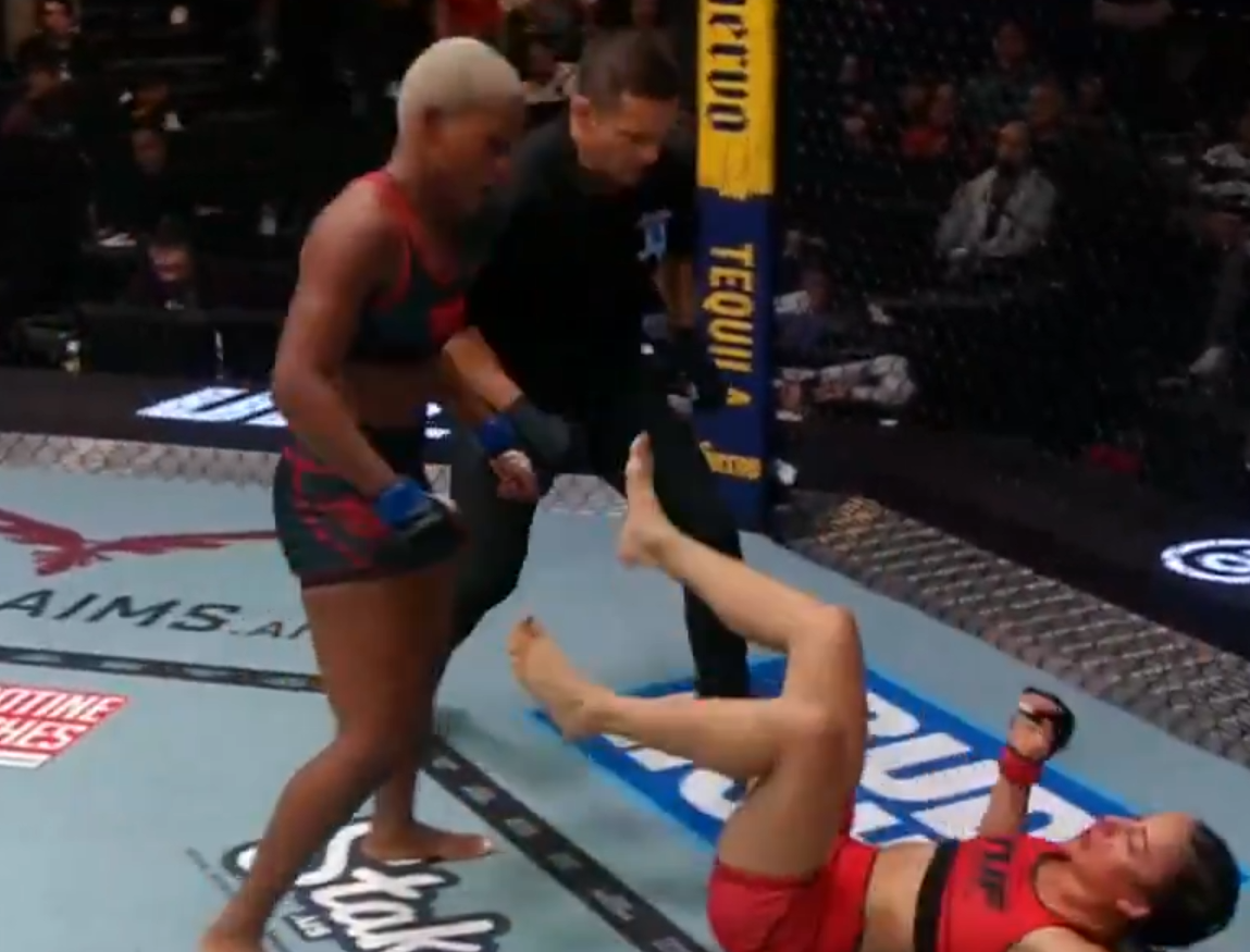 Tina Black Brings Power To Win TUF 34