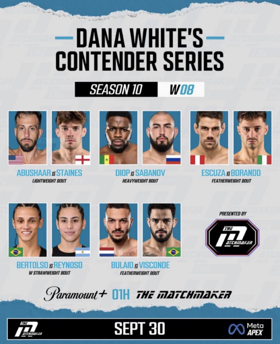 Dana White’s Contender Series Week 8