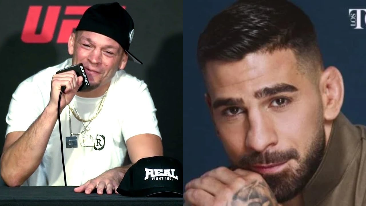 Nate Diaz Mocks ‘Punching Bag’ Ilia Topuria Over UFC White House Loss