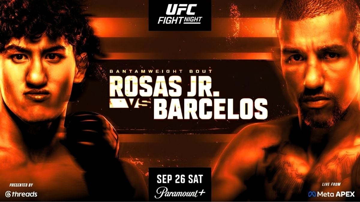 UFC Fight Night: Rosas Jr. Stops Barcelos In Round 5