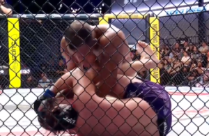 Julius Walker and Gerald Meerschaert at UFC Vegas 122