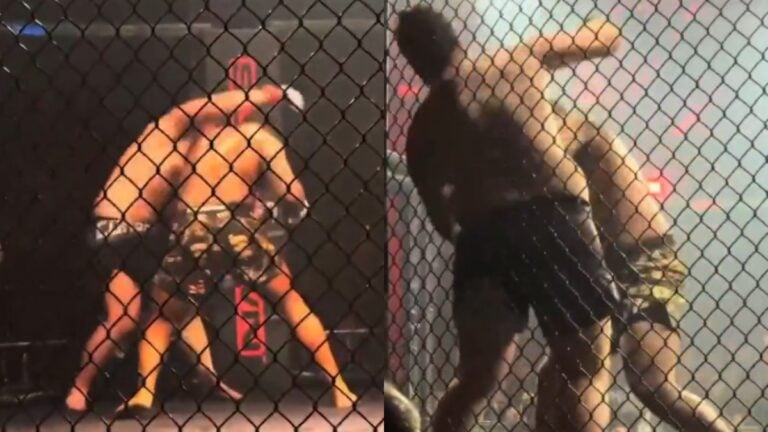 WATCH: UFC Hall Of Famer’s Son Gets Brutally Flattened By Vicious Knockout In Amateur MMA Fight
